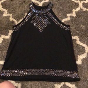 Sequin tank top
